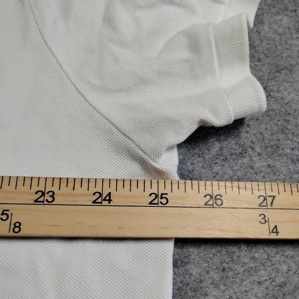 Polo Ralph Lauren Men Big Pony Polo Shirt White XXL Custom Slim Fit